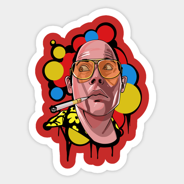 Fear and Loathing in Las Vegas: golf shoes Sticker by ThatJokerGuy